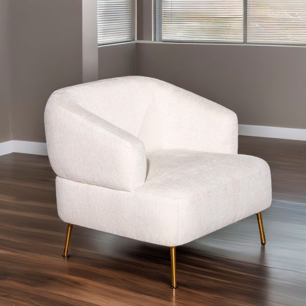 Poltrona Logan beige peluda 73X78X78cm - Imagen 4
