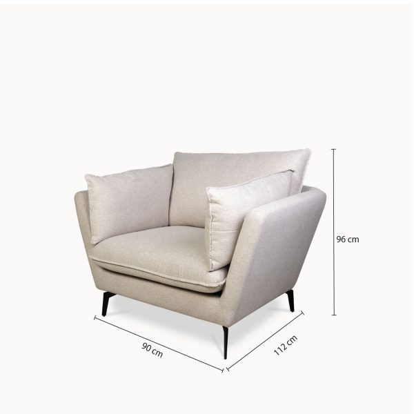 Poltrona Elia Beige - Imagen 3