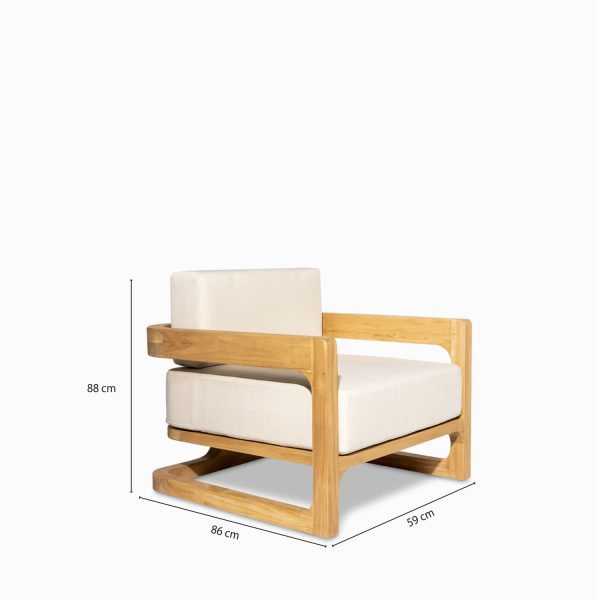 Poltrona Florencia Beige - Imagen 3