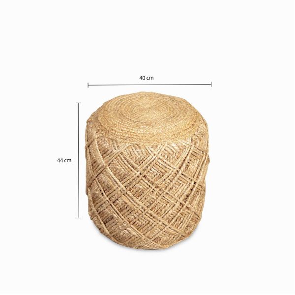 Puff Entrelazo 40x40cm - Imagen 3