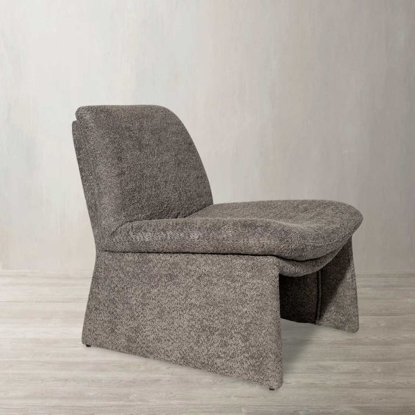Poltrona Benson gris peludo - Imagen 2