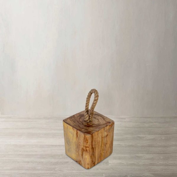 Tope de Puerta Cubo Madera - Imagen 2