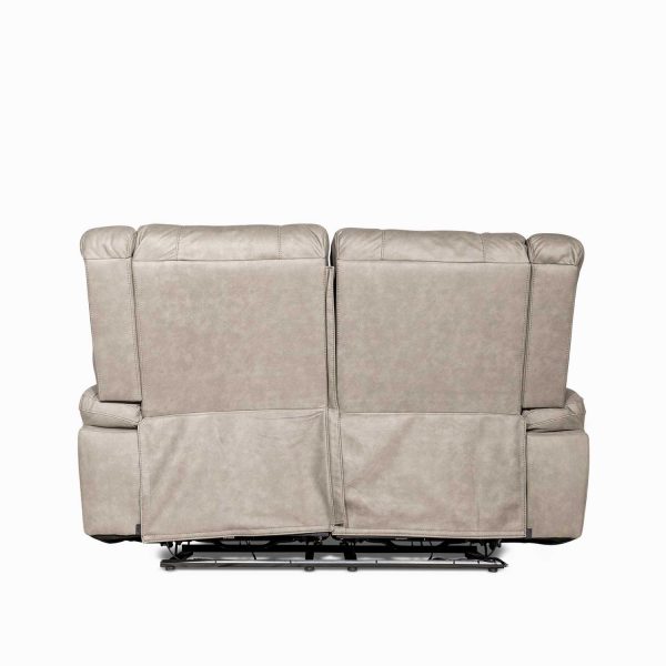 Reclinable eléctrico Axel 2 puestos gris - Imagen 3