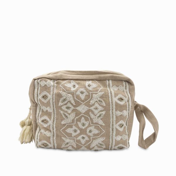 Bolsa franjas bordadas