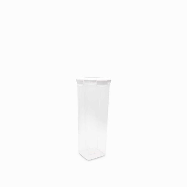 Recipiente hermético blanco largo 1800 ml