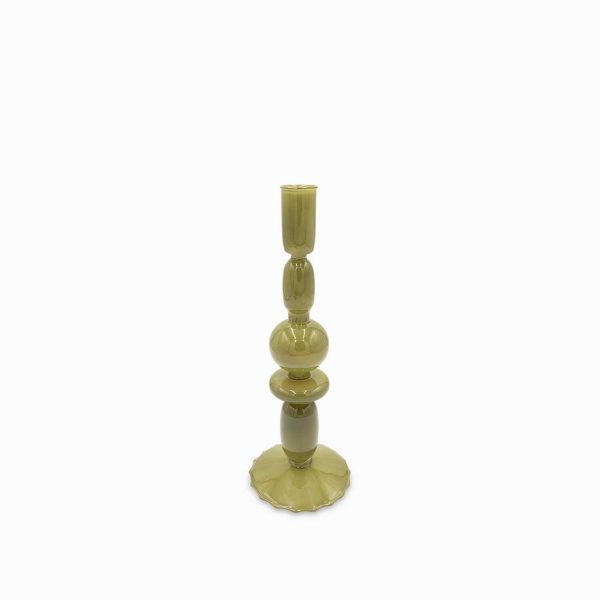 Candelabro Tima verde oliva