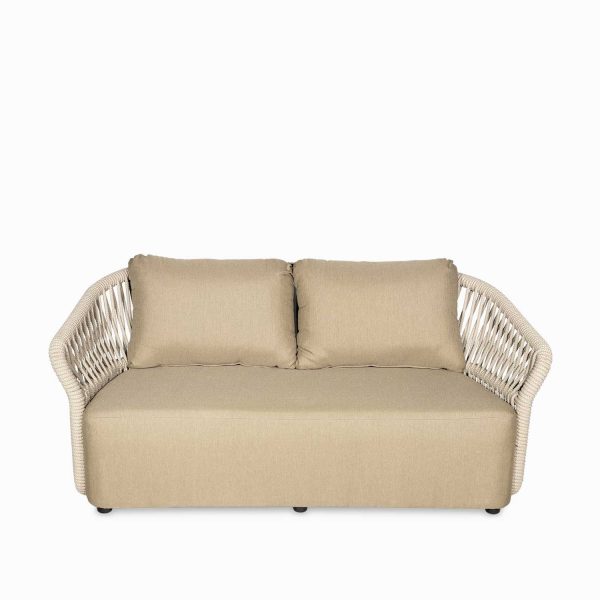 Sofá 2 puestos california beige 74x172x89