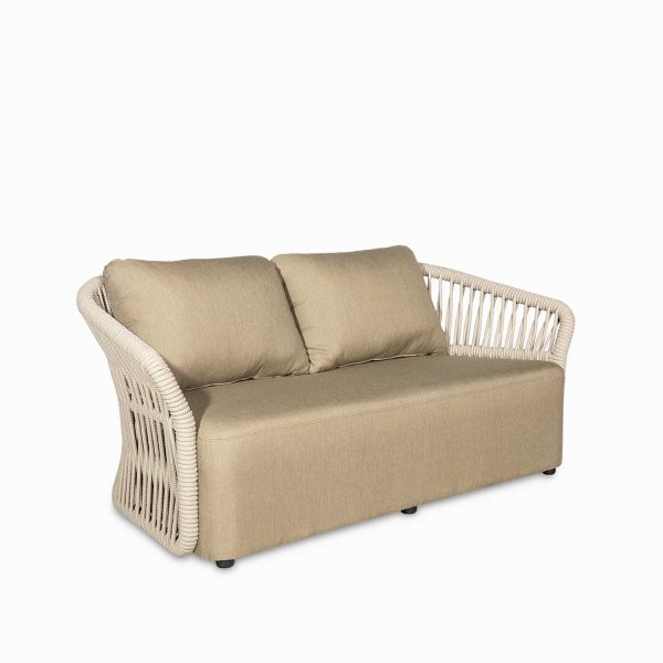 Sofá 2 puestos california beige 74x172x89 - Imagen 2