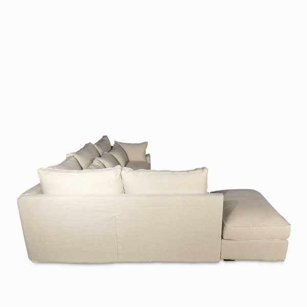Sofá seccional brume beige izquierdo 80x286x240 cm - Imagen 3