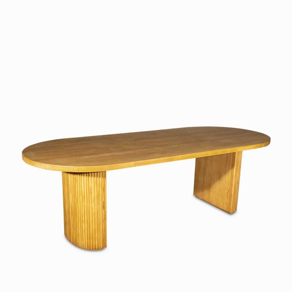 Mesa de comedor ovalada Nory76x240x100 - Imagen 2