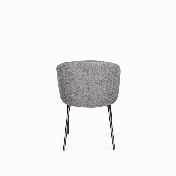 Silla de comedor Doha gris oscuro 84x49x57 - Imagen 4