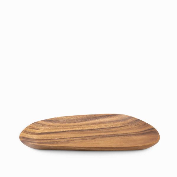 Bandeja irregular en acacia 30cm - Imagen 3
