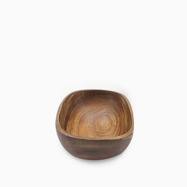 Bowl rectangular en acacia 20cm - Imagen 3