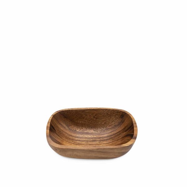 Bowl rectangular en acacia 15cm - Imagen 2