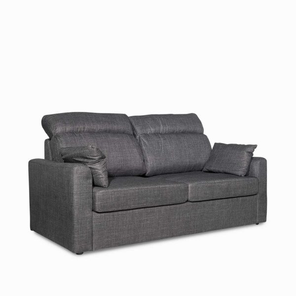 Sofá cama Bacco gris montego 96x184x91 - Imagen 2