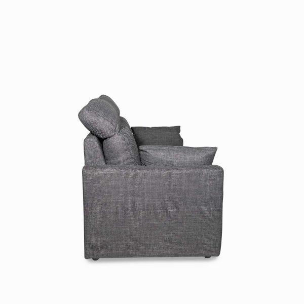 Sofá cama Bacco gris montego 96x184x91 - Imagen 3