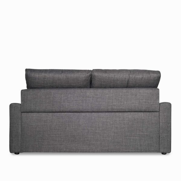 Sofá cama Bacco gris montego 96x184x91 - Imagen 4