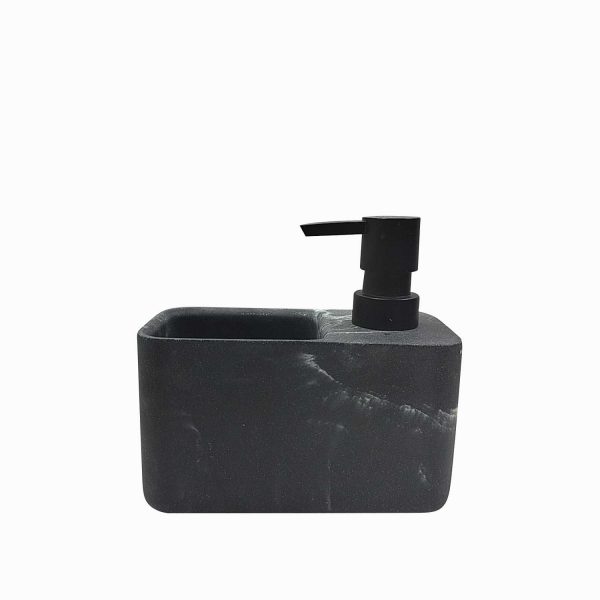 Dispensador jabón lavaplatos negro