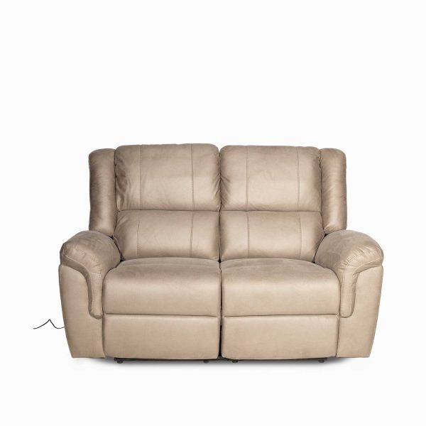 Reclinable eléctrico Axel 2 puestos taupe