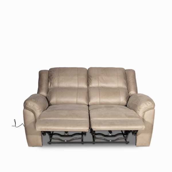 Reclinable eléctrico Axel 2 puestos taupe - Imagen 2