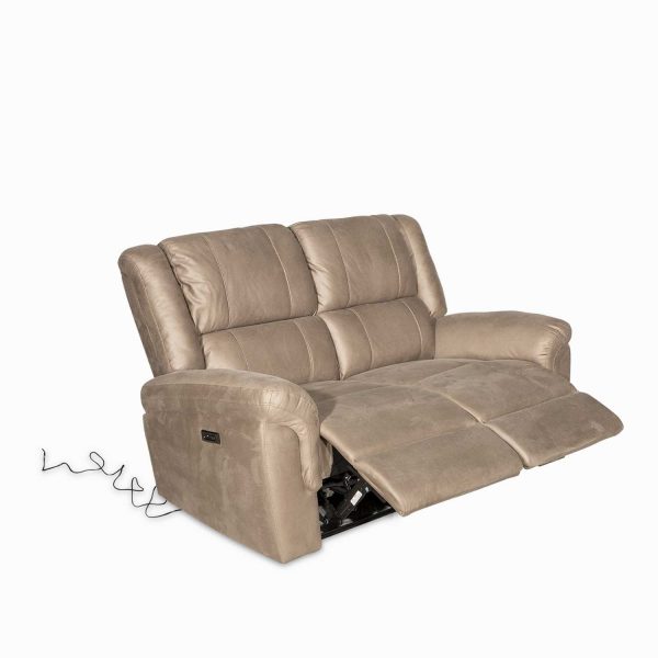 Reclinable eléctrico Axel 2 puestos taupe - Imagen 3