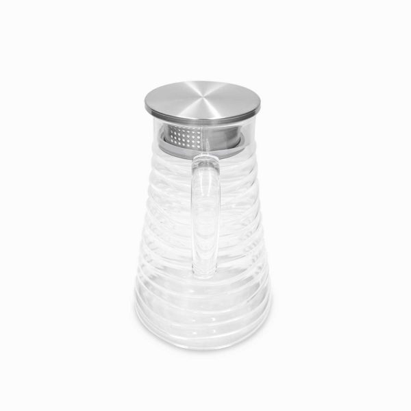 Jarra de vidrio aros 1700ml - Imagen 2