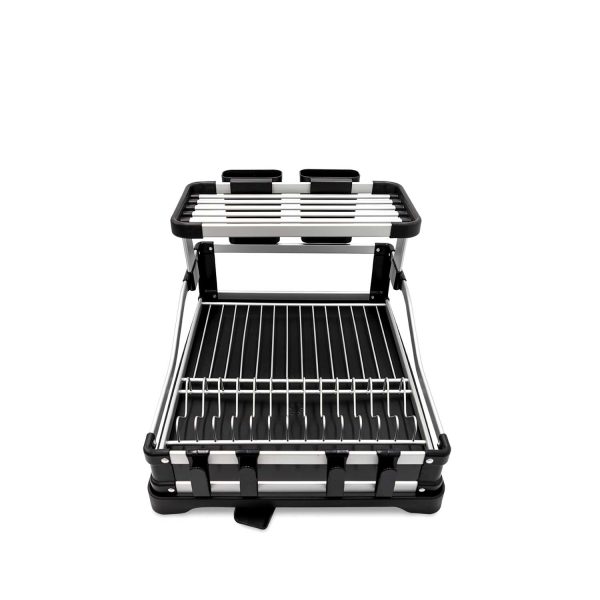 Escurridor negro doble 53.2x36.8x26.5 - Imagen 3