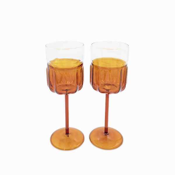 Copa Franklin ambar 380ml setx2