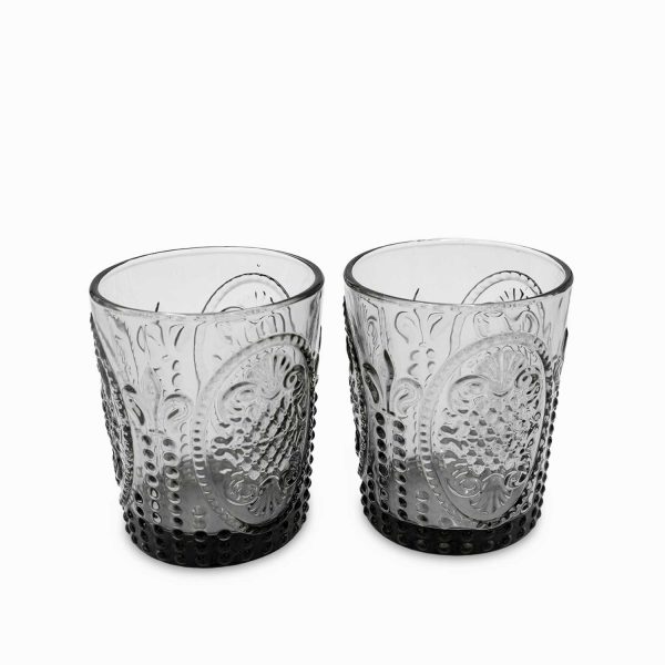 Vaso Kenia gris 340ml setx2