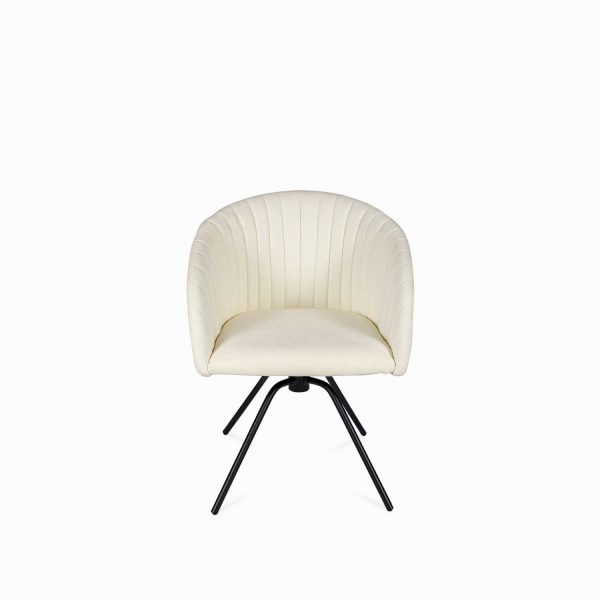 Silla escritorio Tisiana beige 79x58x55