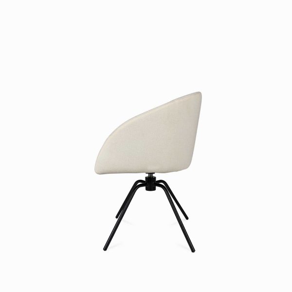 Silla escritorio Tisiana beige 79x58x55 - Imagen 3