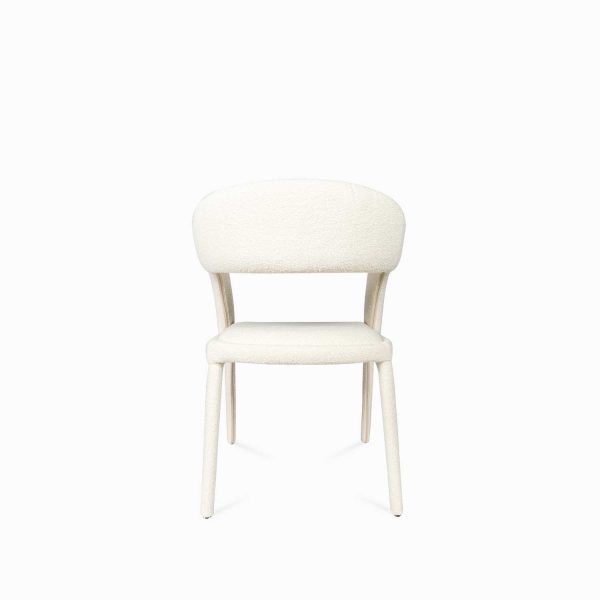 Silla para comedor Yumia beige 80x60x54 - Imagen 4