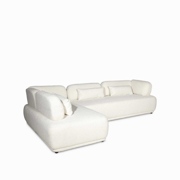 Seccional Vigo beige izquierdo 73x198x94 73x94x178 - Imagen 2
