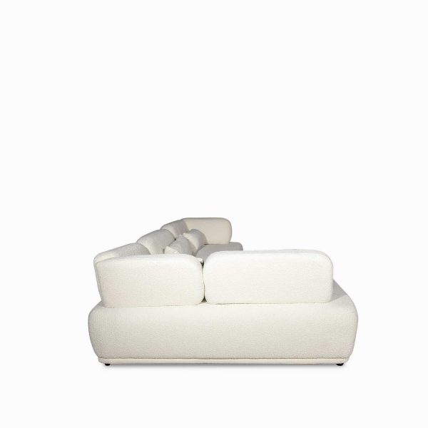 Seccional Vigo beige izquierdo 73x198x94 73x94x178 - Imagen 4