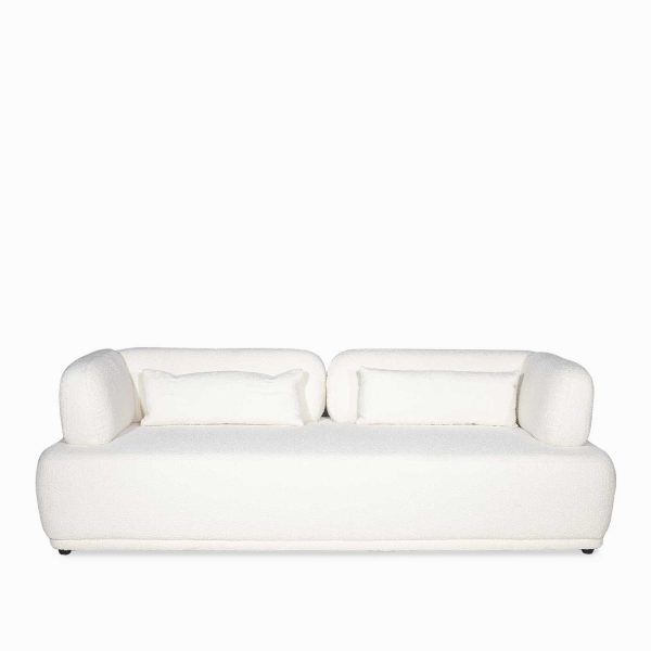 Sofá 3 ptos Vigo beige 75x230x94