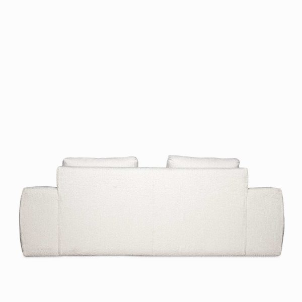 Sofá 2 ptos Pompeya beige 82x195x100 - Imagen 4