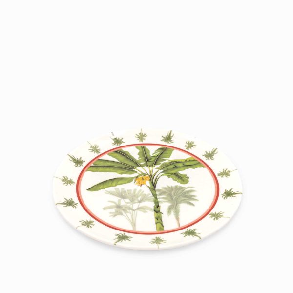 Plato palmeras mono 26 cm - Imagen 3