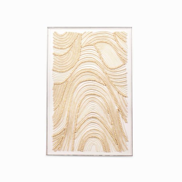 Cuadro perlas 90x60x4cm