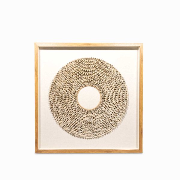 Cuadro conchas 80x80x5cm