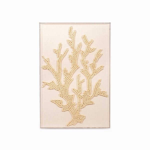 Cuadro esferas coral 90x60x5cm