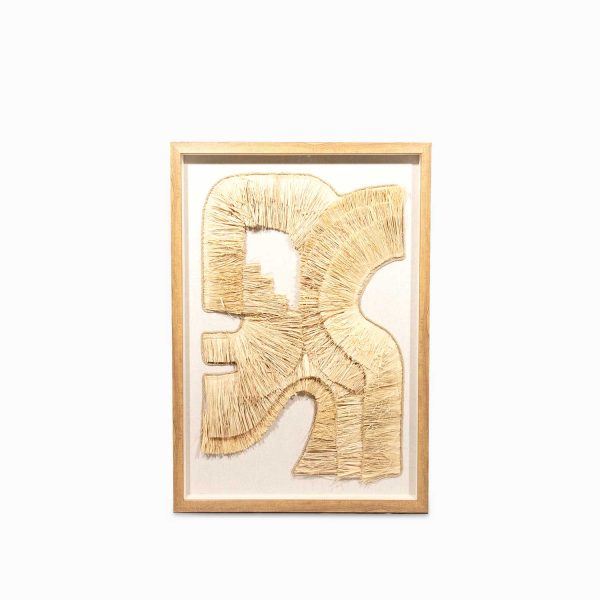 Cuadro papel abstracto 80x60x5cm