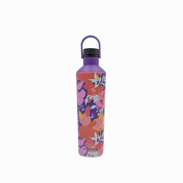 Botella doble pared floral 740ml