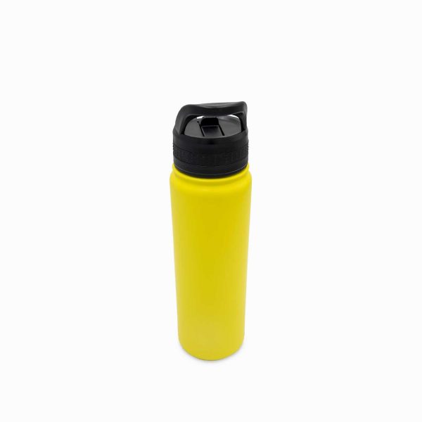 Termo doble pared amarillo con pitillo 750ml - Imagen 3