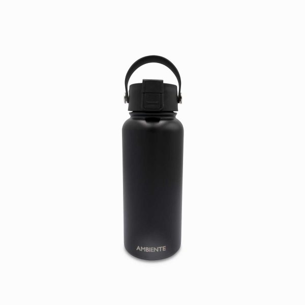 Termo doble pared negro 950ml