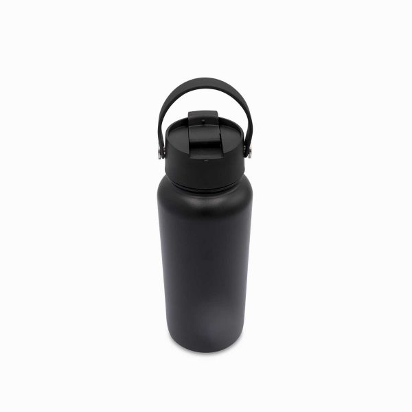 Termo doble pared negro 950ml - Imagen 3