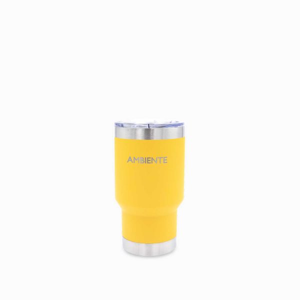 Vaso doble pared amarillo 330ml