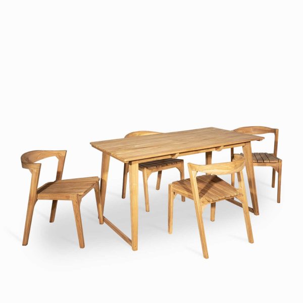 Set mesa comedor rectangular- 4 sillas