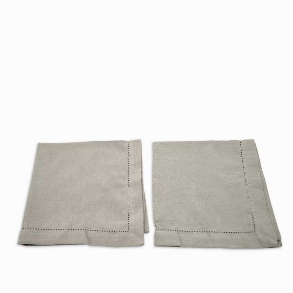 Servilletas de tela gris setx2