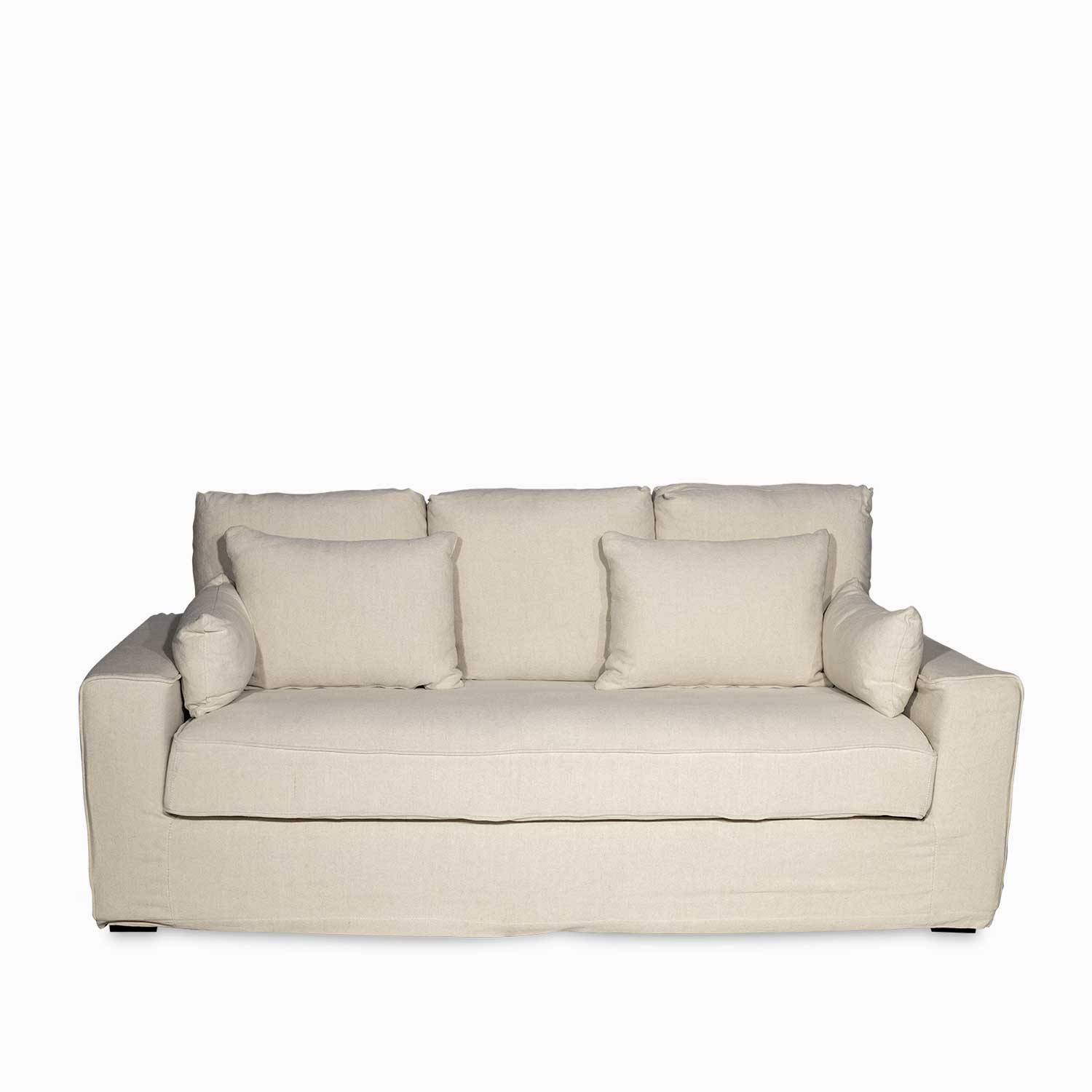 Sofá brume 2 ptos beige 84x190x97 cm