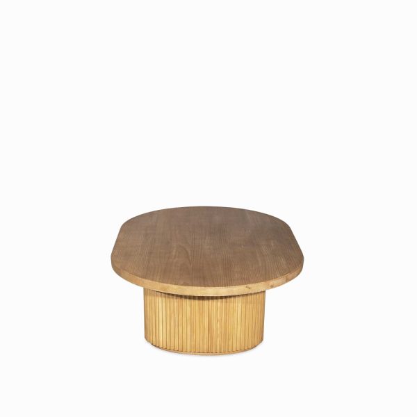 Mesa de centro ovalada Nory 40x130x90 - Imagen 3
